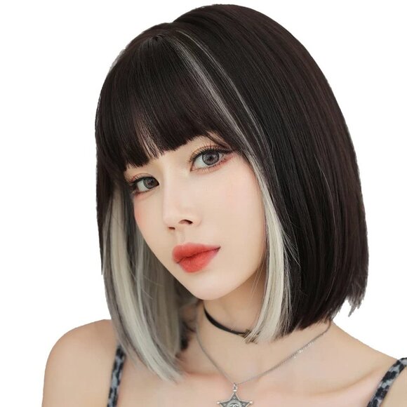 New AIKO PRO Korean Fashion 13 Inch Straight Short Bob Wig - Picture 1 of 1